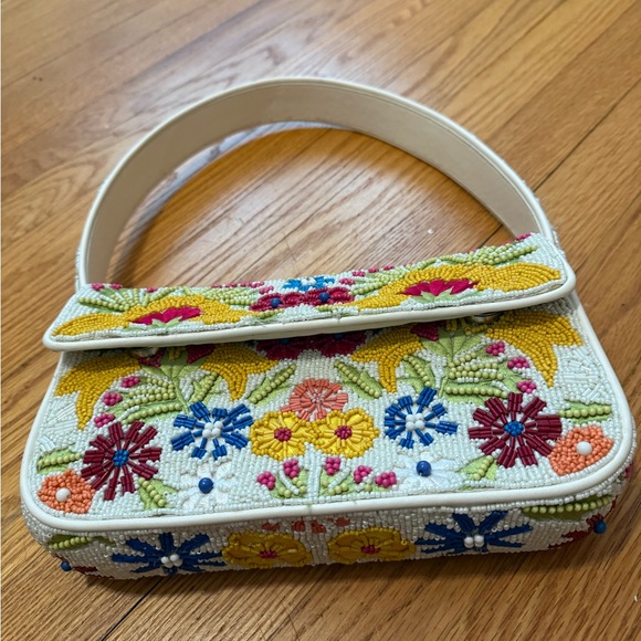 STAUD floral beaded Tommy bag - Picture 6 of 9